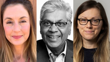 Side by side headshots of Joanne Tingey-Holyoak, Chandra Madramootoo, and Neda Trifkovic